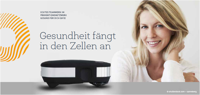 Bild von einem Gerät für schmerzfreie Zellmessung.